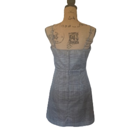 Gianni Bini Houndstooth Plaid Mini Dress - Picture 2 of 10